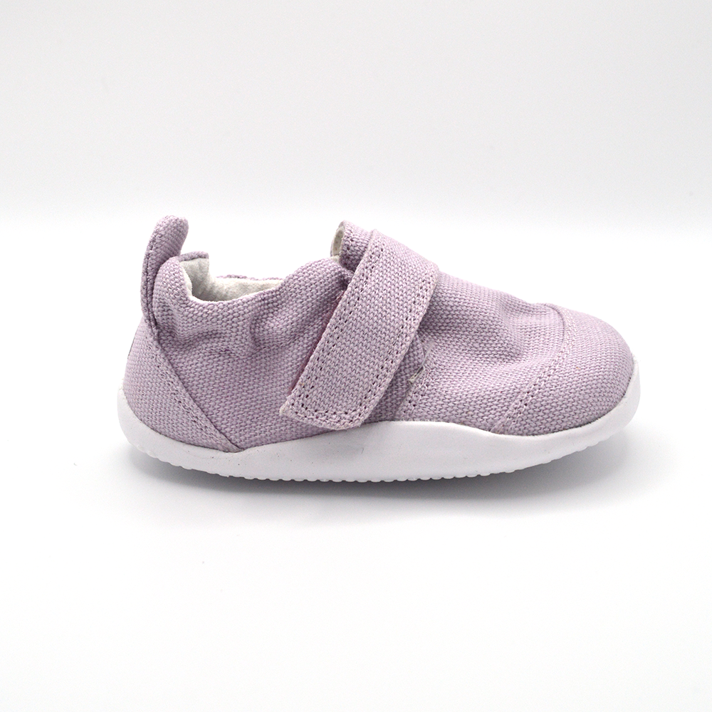 Bobux | Slip on in cotone organico con velcro