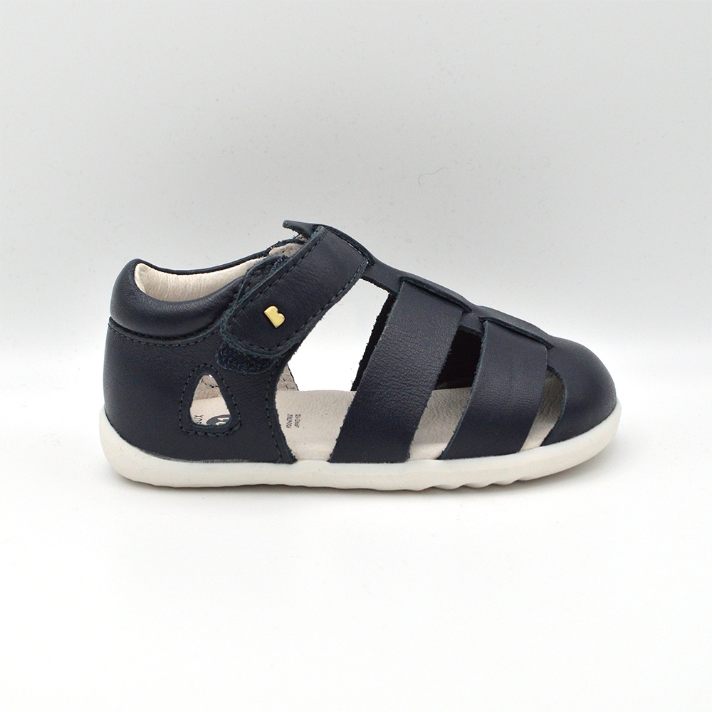 Bobux | Sandalo baby in pelle blu navy