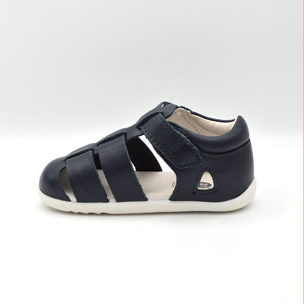 Bobux | Sandalo baby in pelle blu navy