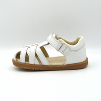 Bobux | Sandalo bianco in pelle