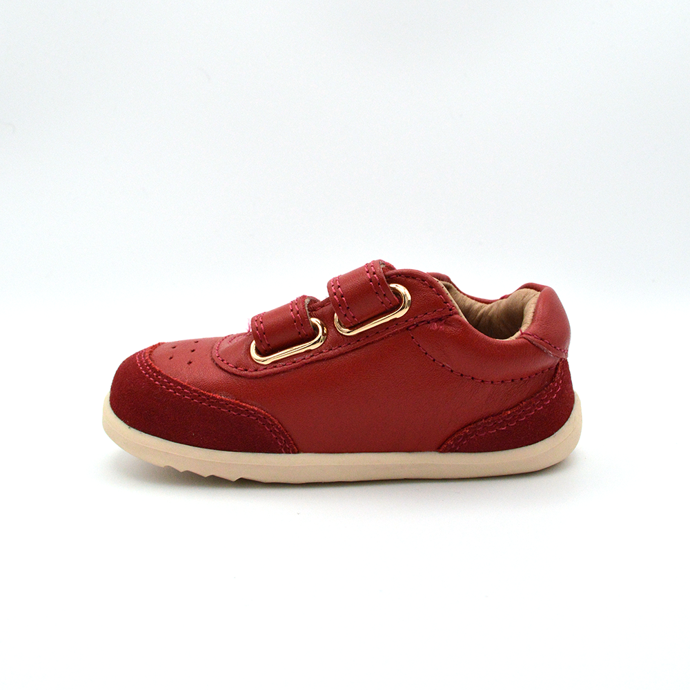 Bobux | Sneaker baby rossa con velcro