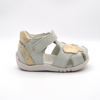 Froddo | Sandalo in pelle bianco e oro