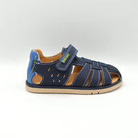 Pablosky | Sandalo in pelle blu navy