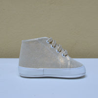 Scarpina da Culla Glitter Gold - Babychic