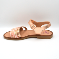 Pablosky | Sandalo in pelle rosa metal