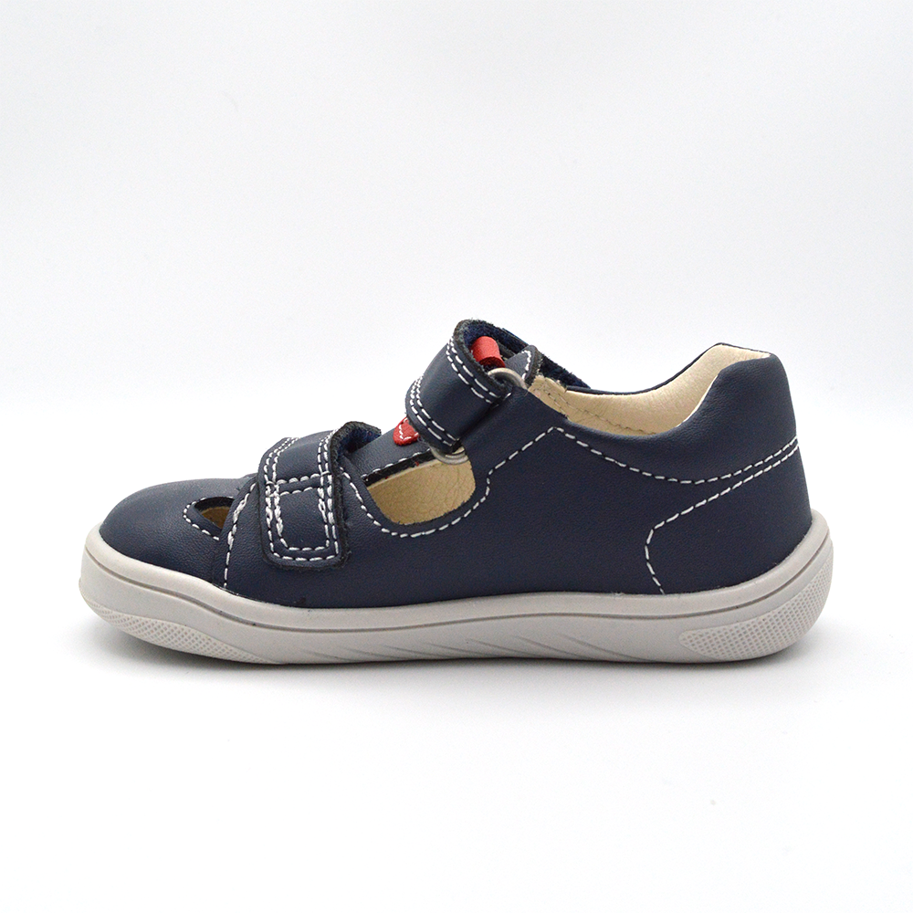 Pablosky | Sandalo in pelle con doppio velcro