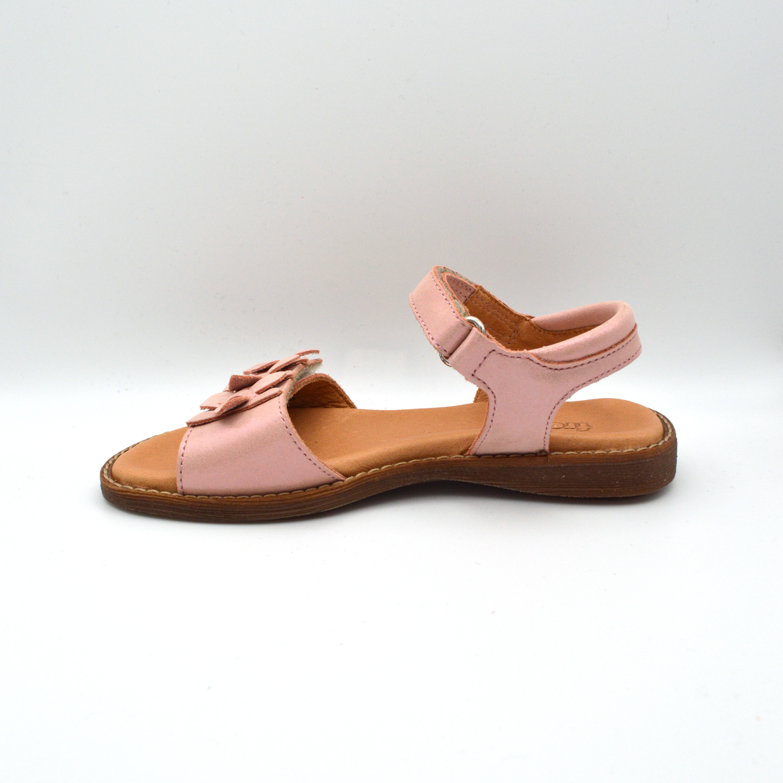 Froddo | Sandalo in pelle rosa metal con fiori