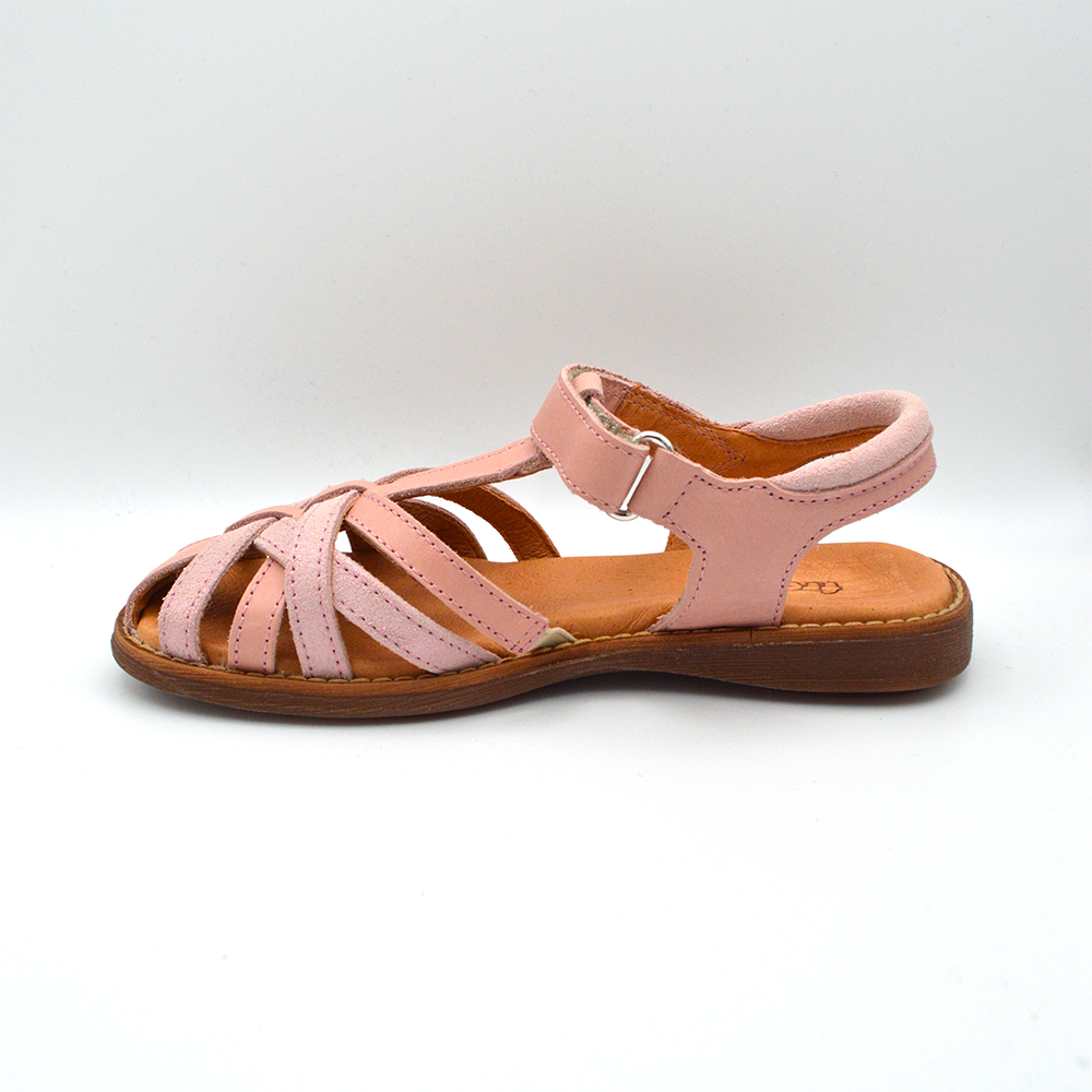 Froddo | Sandalo in pelle rosa metal