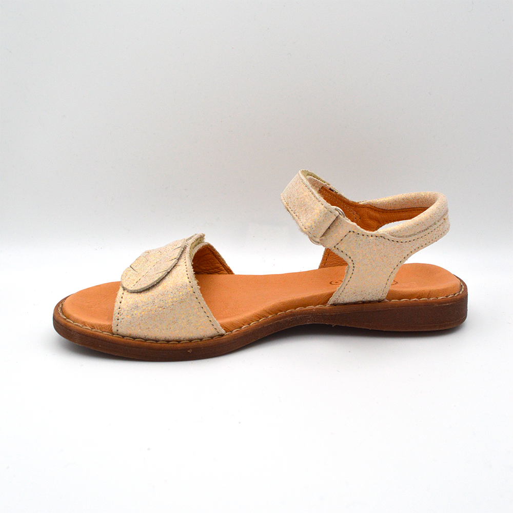 Froddo | Sandalo in pelle oro con glitter