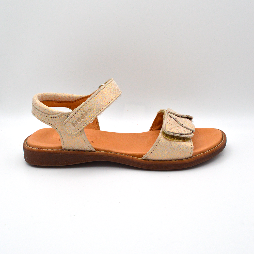 Froddo | Sandalo in pelle oro con glitter