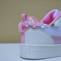 Lelly Kelly Braccialetto - Sneaker Bianca e Rosa Glitter