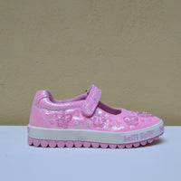 Lelly Kelly - Mary Jane Rosa con Farfalle in Perline