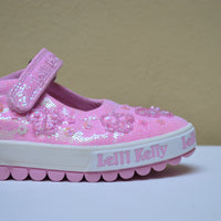 Lelly Kelly - Mary Jane Rosa con Farfalle in Perline