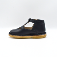 Mobi Dick | Sandaletto in pelle blu navy con cinturino