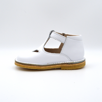 Mobi Dick | Sandaletto in pelle bianca con cinturino