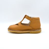 Mobi Dick | Sandaletto in pelle camel con cinturino