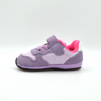 SUN68 | Sneaker baby lilla con velcro e lacci