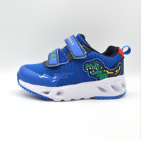 Lumberjack | Sneaker blu con dinosauro