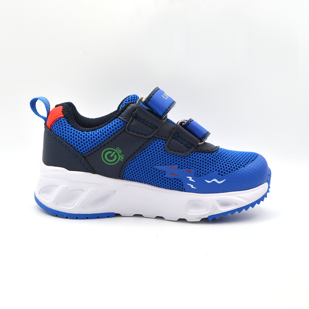 Lumberjack | Sneaker blu con dinosauro