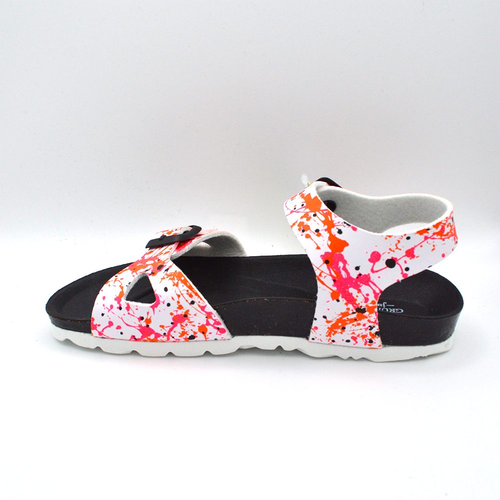 Grünland | Sandalo rosso e bianco