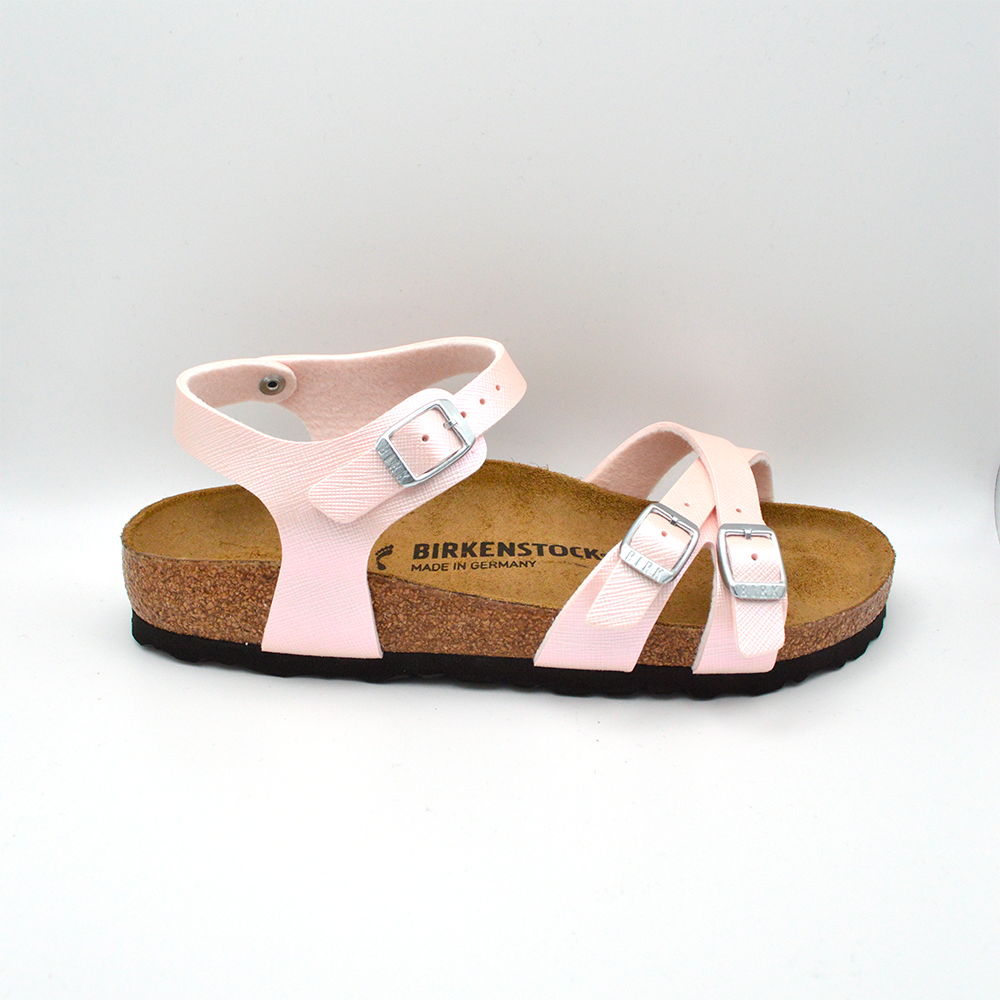 Birkenstock | Sandalo rosa con incrocio