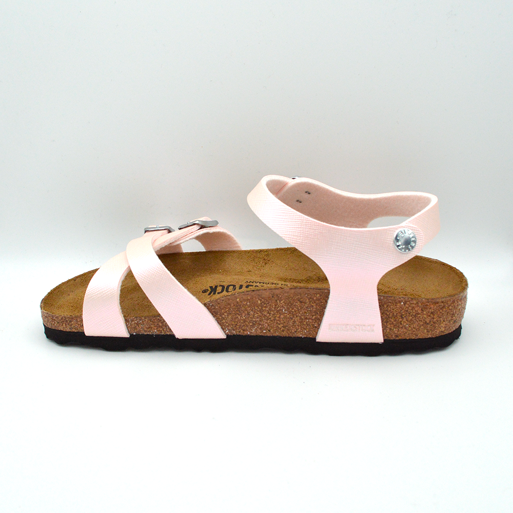 Birkenstock | Sandalo rosa con incrocio