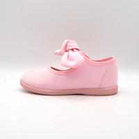 Batilas | Sandaletto in tela rosa con fiocco