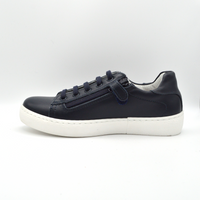 Mobi Dick | Sneaker pelle blu