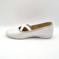 Batilas | Ballerina argento con incrocio