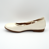 La Pregiata | Ballerina pelle avorio