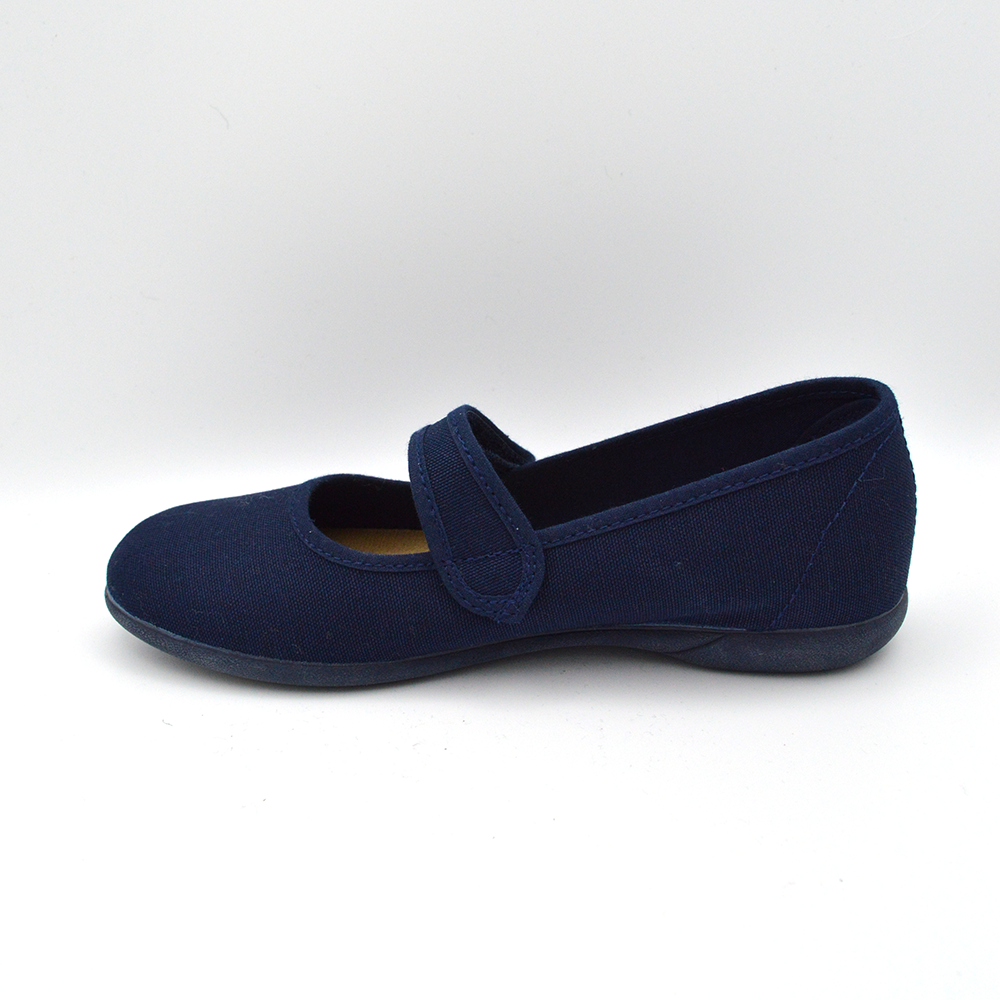 Batilas | Ballerina in tela blu navy