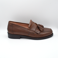 La Pregiata | Mocassino in pelle marrone con nappina
