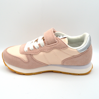 SUN68 | Sneaker rosa antico lacci e velcro