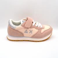 SUN68 | Sneaker rosa antico lacci e velcro