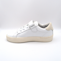 SUN68 | Sneaker bianco e argento lacci e velcro