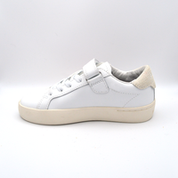 SUN68 | Sneaker bianco e argento lacci e velcro