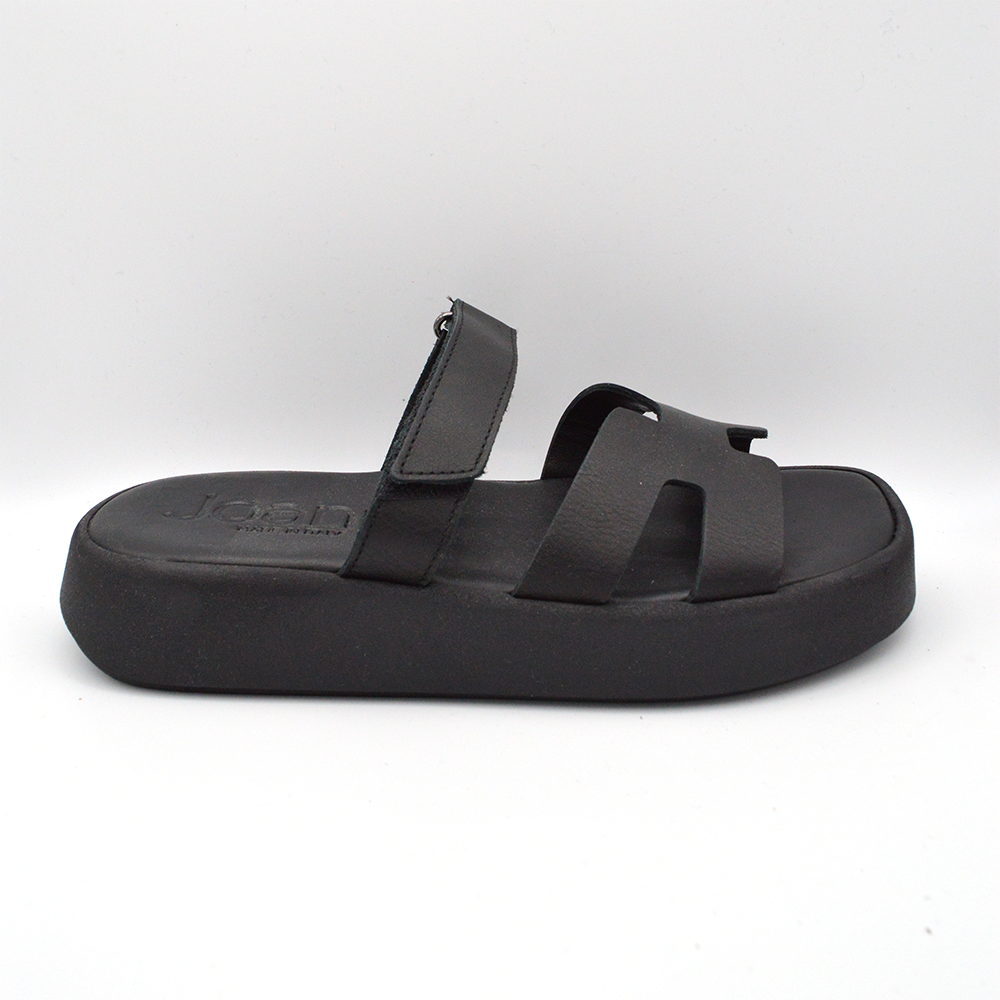 Joann | Sandalo nero platform