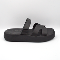 Joann | Sandalo nero platform