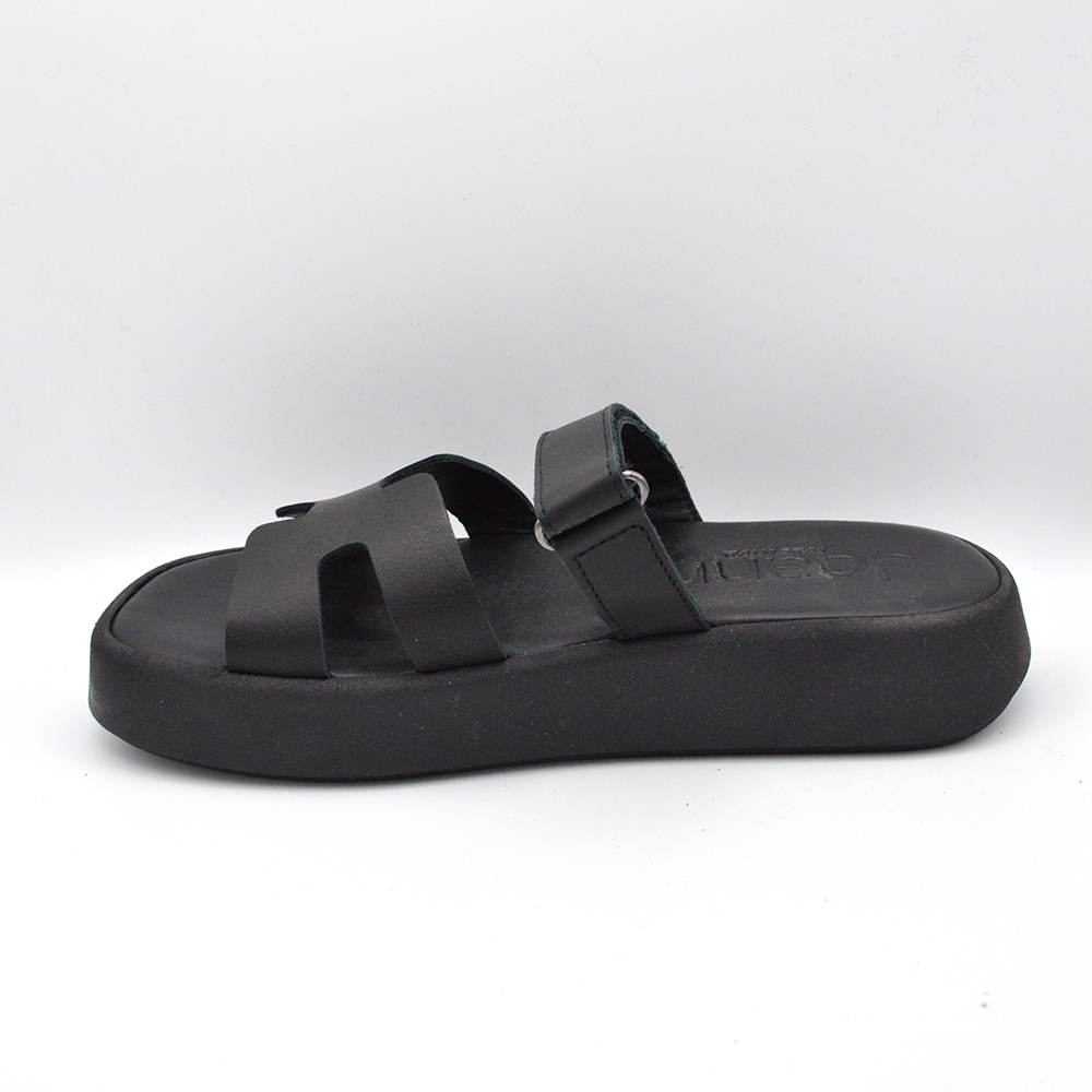 Joann | Sandalo nero platform