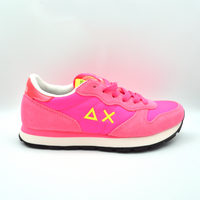 SUN68 | Sneaker rosa fluo con lacci