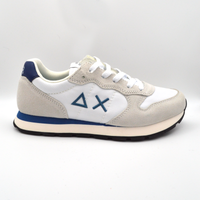SUN68 | Sneaker grigio e blu con lacci