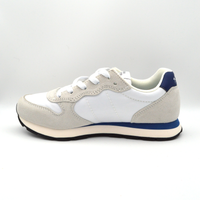 SUN68 | Sneaker grigio e blu con lacci