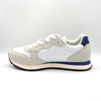 SUN68 | Sneaker grigio e blu con lacci