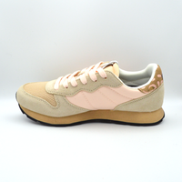 SUN68 | Sneaker beige e rosa con lacci