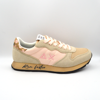 SUN68 | Sneaker beige e rosa con lacci