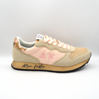 SUN68 | Sneaker beige e rosa con lacci
