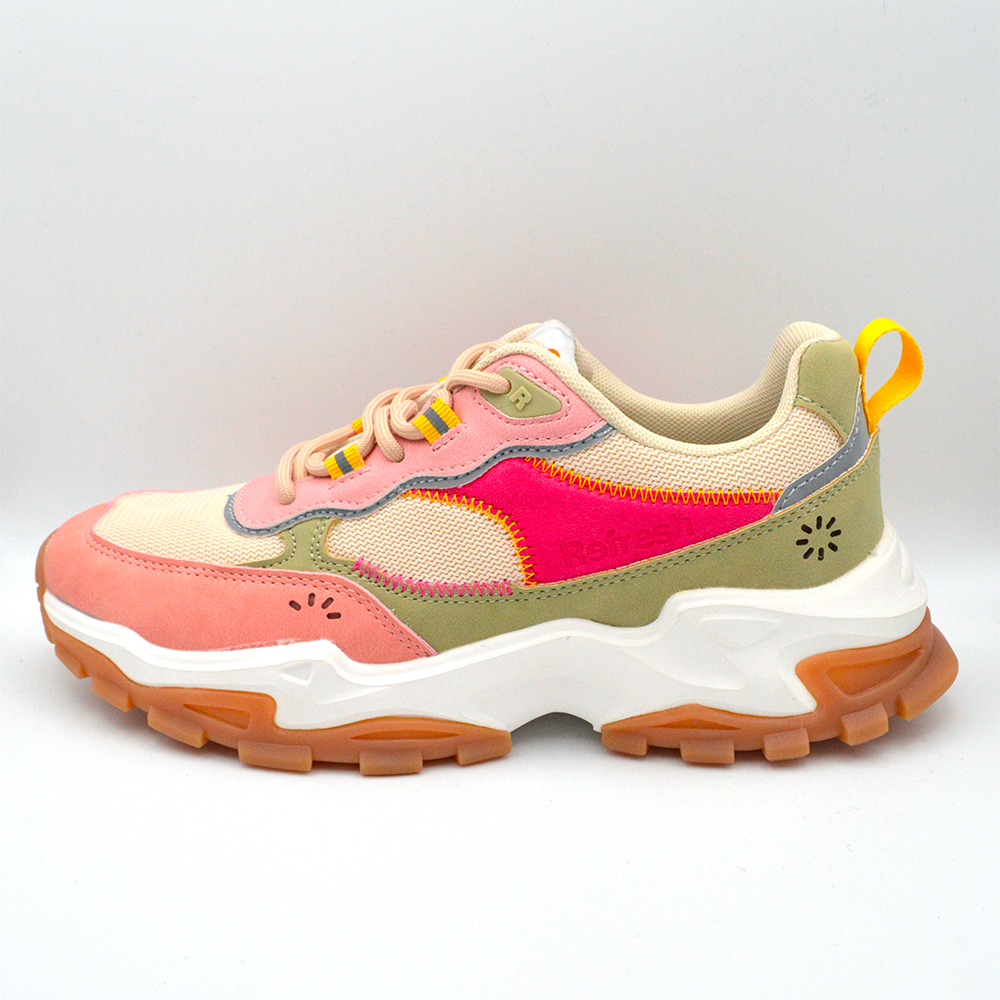 Refresh | Sneaker rosa e verde