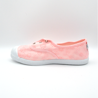 Cienta | Slip on rosa con ricami
