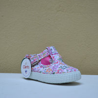Scarpina Cienta due buchi a Fiori – Eleganza Liberty e Comfort Naturale