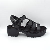 Refresh | Sandalo con tacco nero